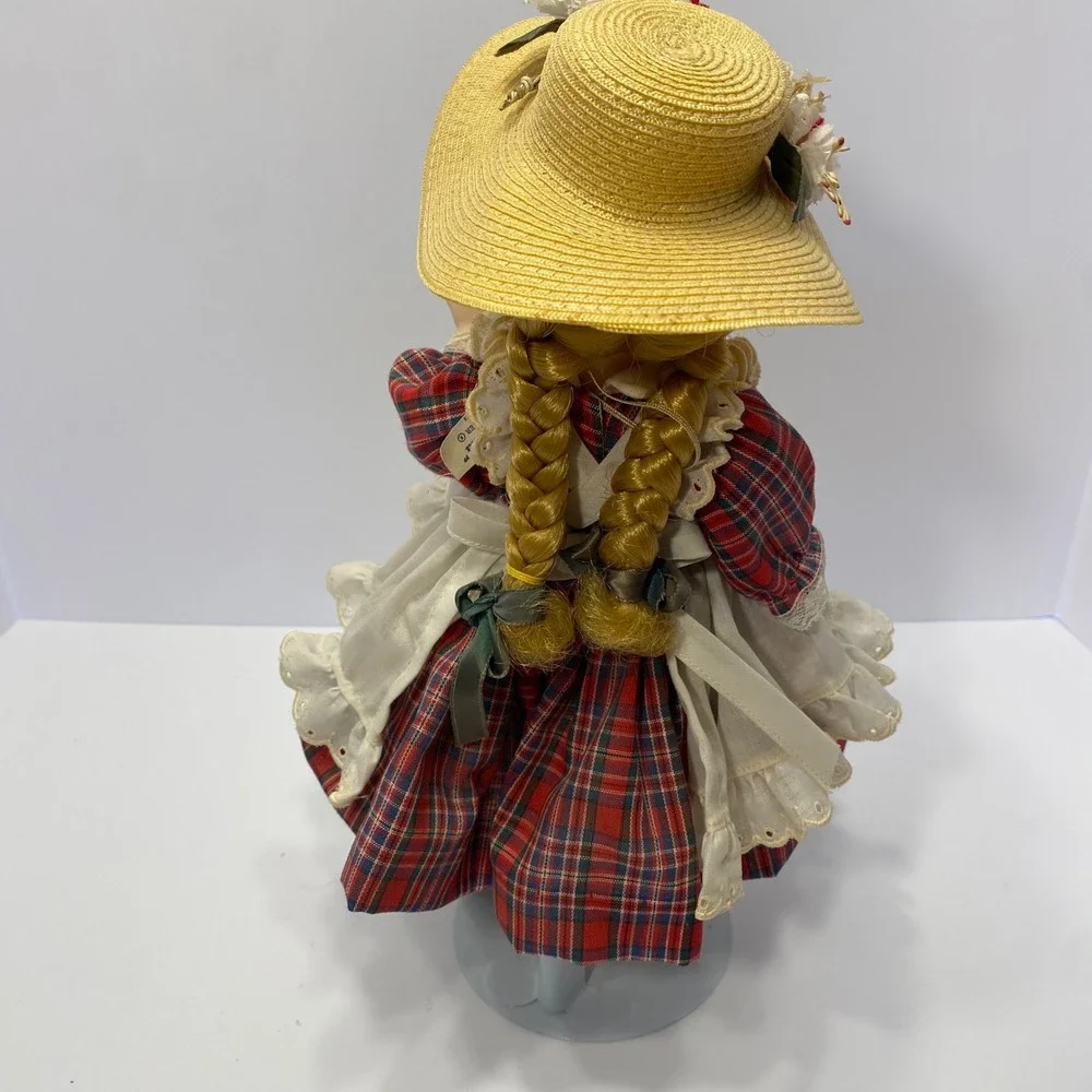 Madame Alexander McGuffey Ana Doll Kids 13 in Red Plaid Vintage Style